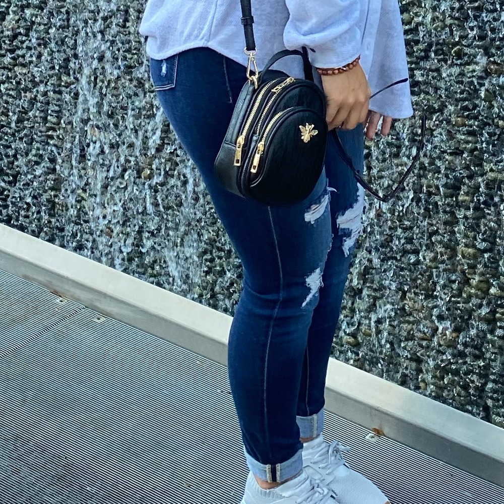 KanCan ripped skinny jeans dark